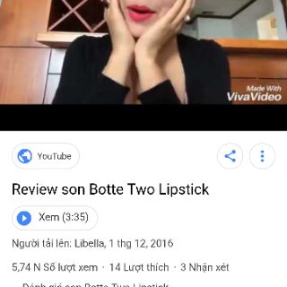 SON LỲ BOTTE HÀN QUỐC SON LỲ DƯỠNG