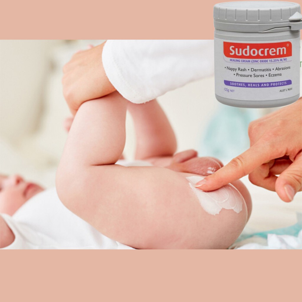 Kem hăm đa năng trẻ em Sudo cream 60g-125g Ailen (UK-Anh) , giảm và chống hãm da cho bé Sudocrem- Trung Đông Pharmacy