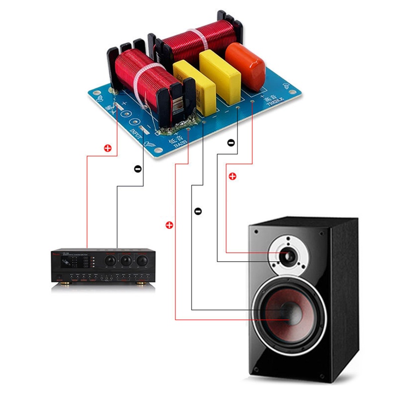 Mô Đun Lọc Chéo Chia Tần Số 2 Chiều WEAH-228 180W HiFi Dành Cho Loa DIY
