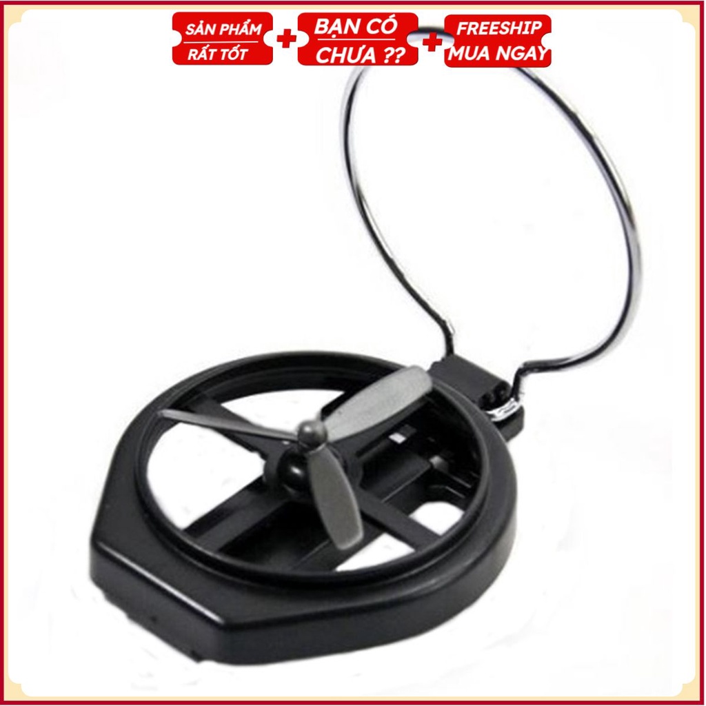Quạt Kiêm Giá Để Ly Trên Ô Tô (Đen)