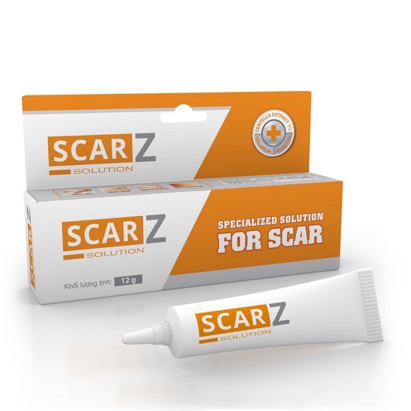 Gel sẹo chuyên biệt ScarZ Solution 12gr giúp làm phẳng, mờ sẹo và đều màu da