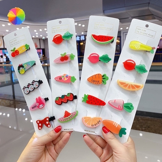 Kẹp Tóc Hình Trái Cây Đáng Yêu Cho Bé Gái