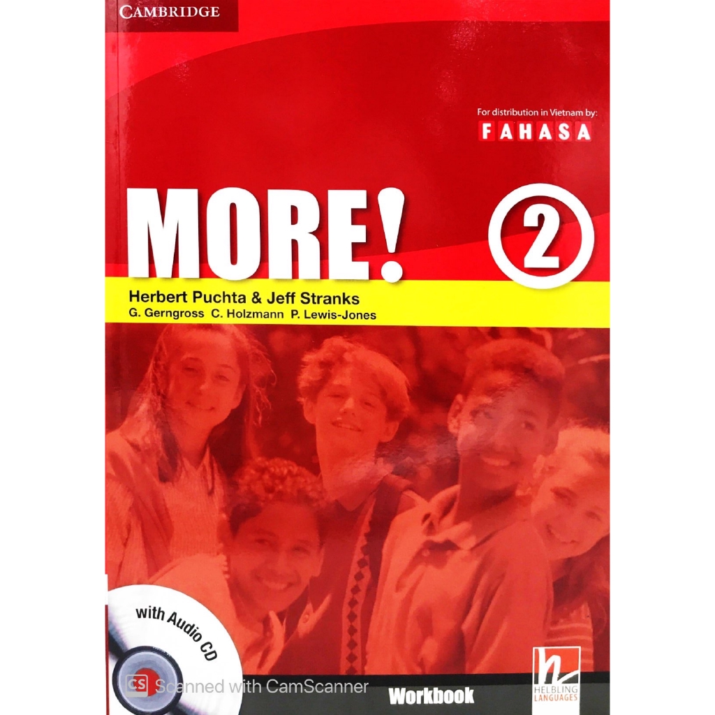 Sách - More! Level 2 Workbook with Audio CD FAHASA Reprint Edition