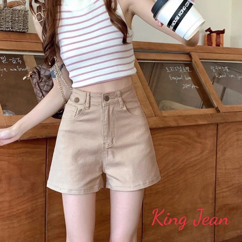 Quần Short KaKi Nữ Túi Nắp Bigsize đến 80kg.#1063.Hàng VNXK.Thời Trang King Jean.