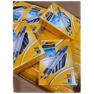 5 BÚT BI BIC ROUND STIC GRIP XTRA COMFORT