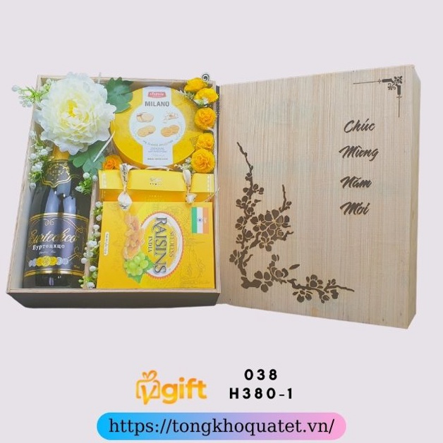 Hộp Quà Tết Mẫu Hộp 310 - 380 ( 6 Hộp Quà Tết ) | BigBuy360 - bigbuy360.vn