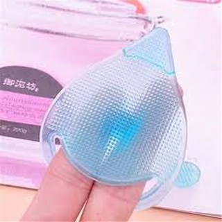 Set 2 Miếng Rửa Mặt Silicon Hình Giọt Nước