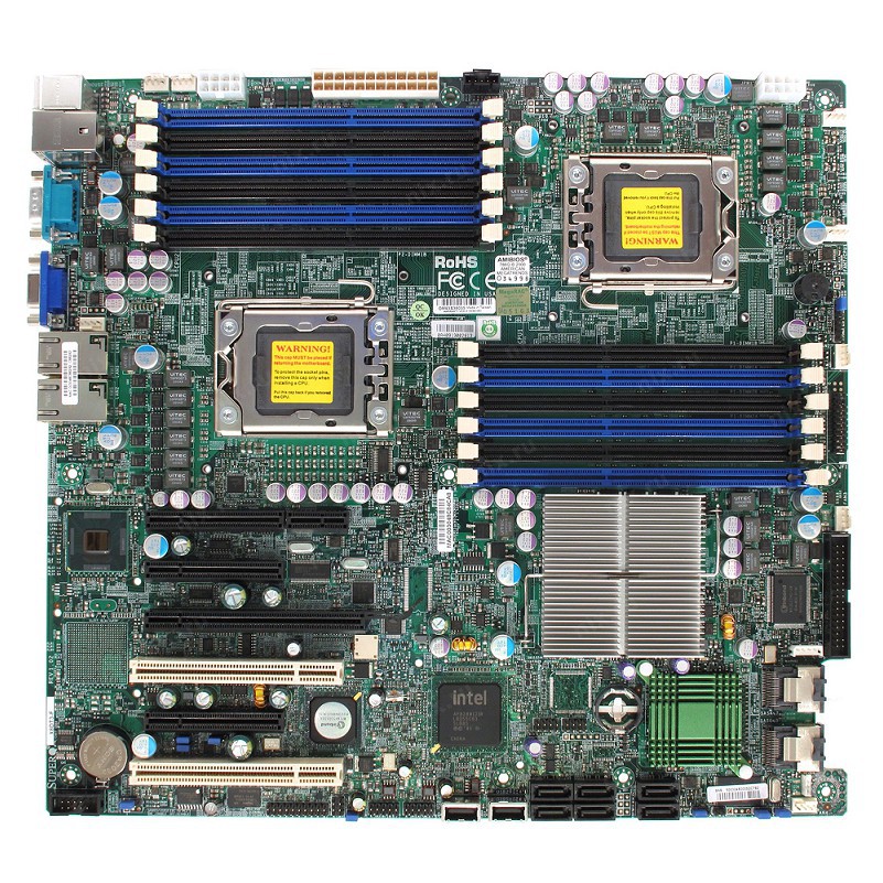 Main SuperMicro X8DTL 2 CPU Dual CPU x58 1366 X5670 Bo mạch chủ 95