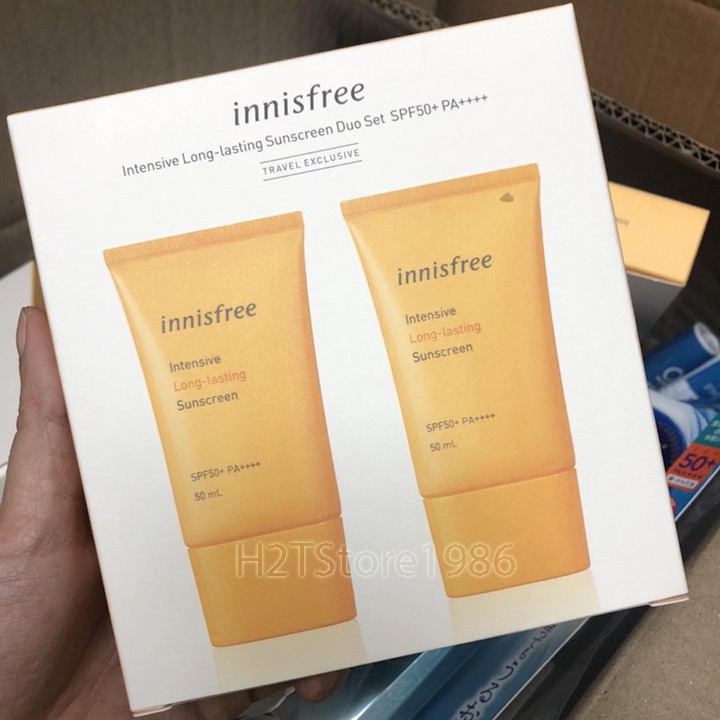 Kem chống nắng lâu trôi innisfree Intensive Long Lasting Sunscreen SPF50+ PA++++ 50ml