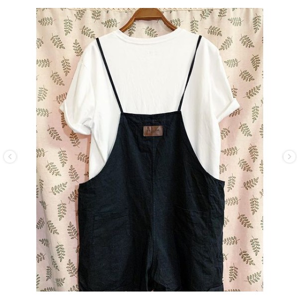 Yếm shorts style ulzzang màu đen second hand hàng tuyển cond cao | BigBuy360 - bigbuy360.vn