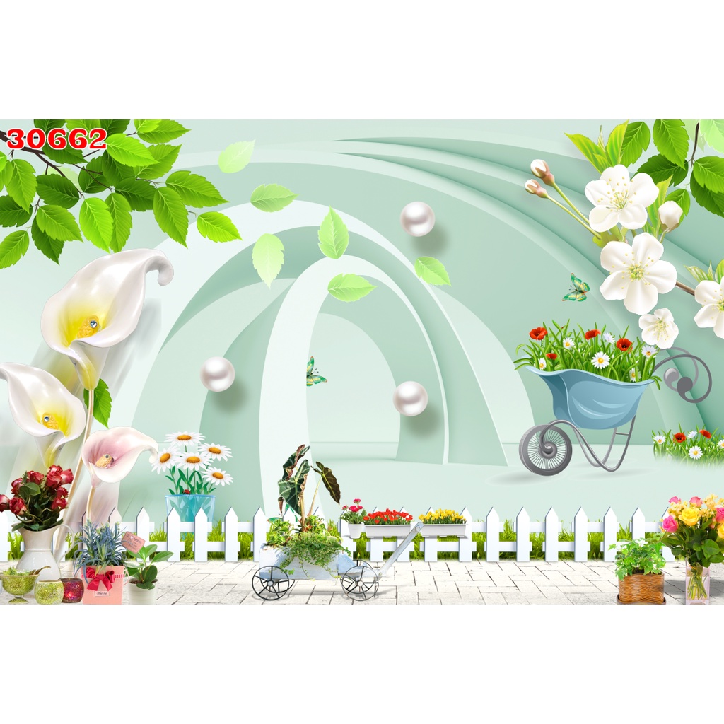 Tranh 3D Dán Tường Phòng Trẻ Em Nhiều Chủ Đề