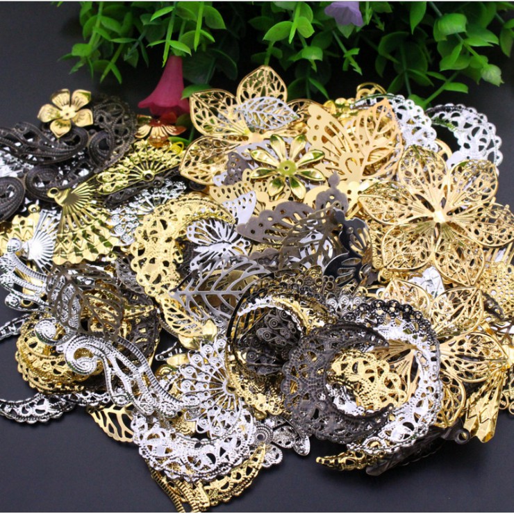 100 gram phiến hỗn hợp nguyên liệu làm trâm làm trang sức coos trang cosplay cổ phục có màu KC