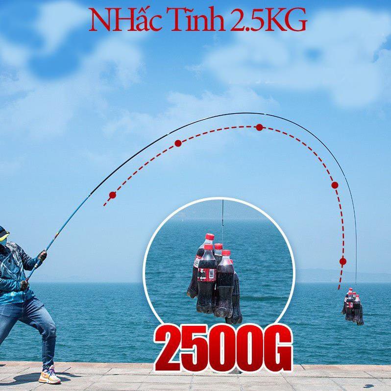 Cần câu tay TỨ THIÊN VƯƠNG – 6H phân bỏ lực 19,độ dài đầy đủ từ 3m6 - 6m3 phục vụ câu đài , câu đơn - Đồ Câu Hải Long