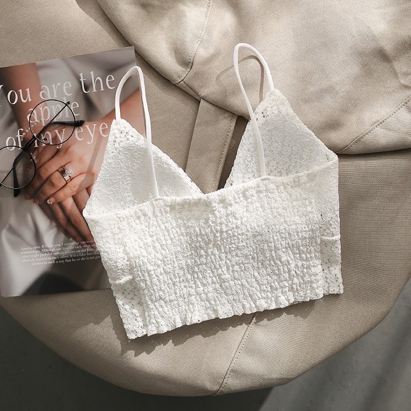 Áo Bra Ren Hoa Julia tạo khe ,thoáng mát ,Cực sang