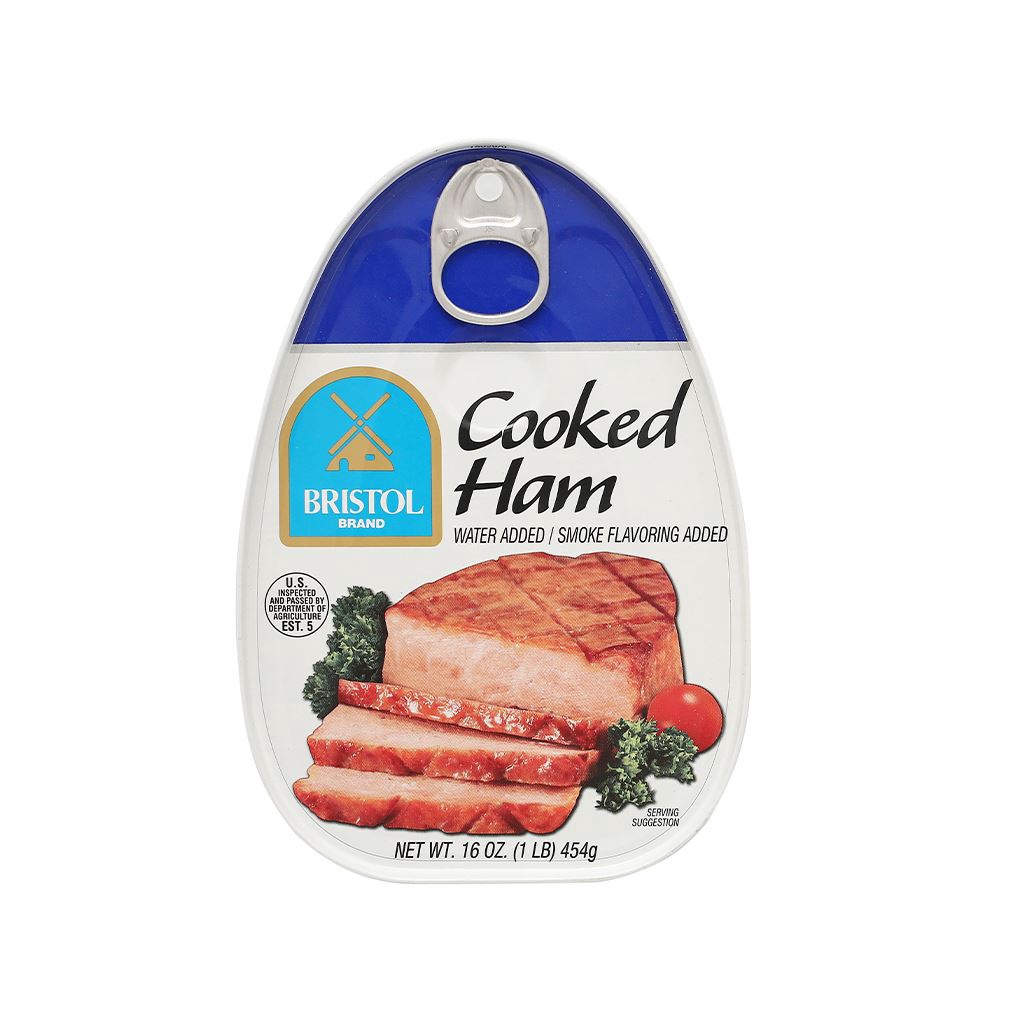 Thịt Hầm Nấu Chín Bristol 326g Nhập Khẩu - Cooked Ham Water Added
