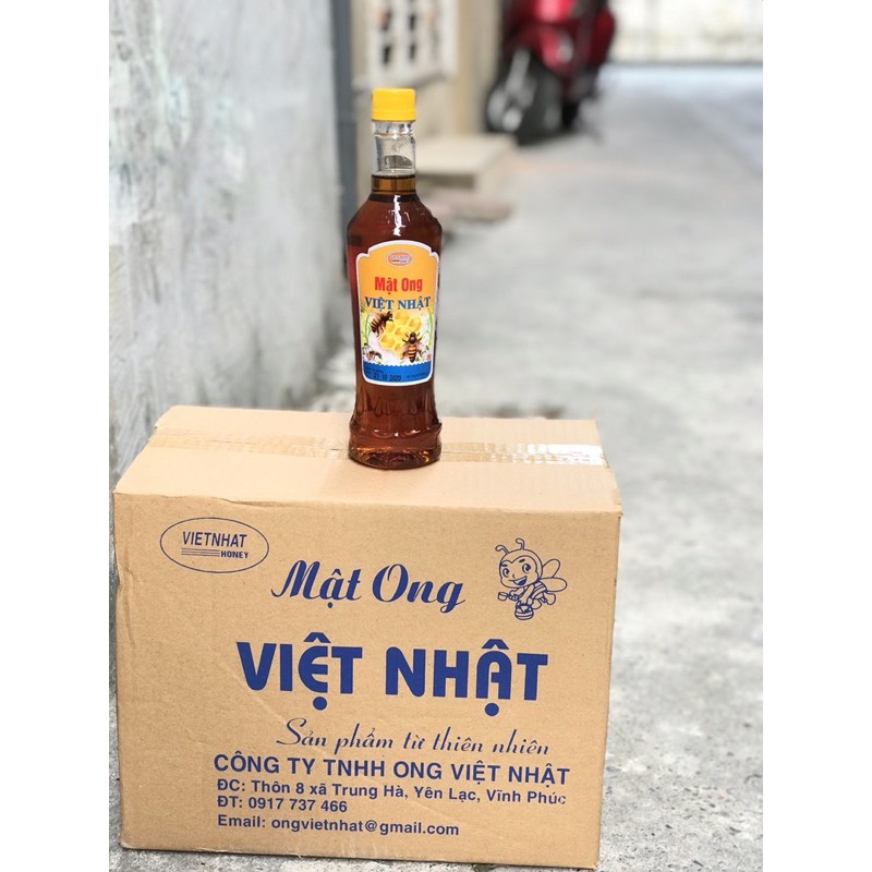 Mật ong nguyên chất - mật ong nấu ăn làm bánh pha chế ướp nướng - Mật ong Việt Nhật 800G