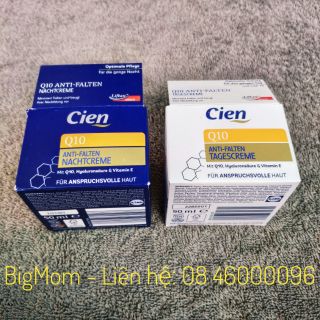 Bộ Kem Dưỡng Ngày Và Đêm Chống Lão Hóa Cien Q10 50ml