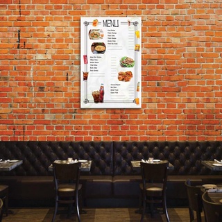 Menu thiết kế cho nhà hàng, quán ăn