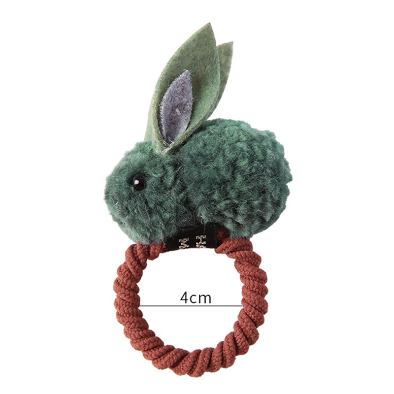 Dây buộc tóc phối hình chú thỏ thời trang