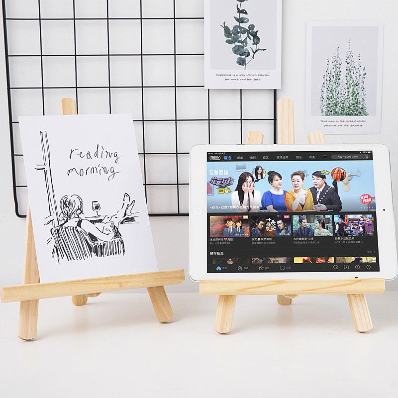 Giá Đỡ Bằng Gỗ Để Bàn Cho iPad/Điện Thoại/Máy Tính Bảng