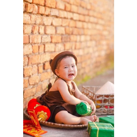 YẾM ĐÀO KÈM MẤN CHO BÉ GÁI (5-15kg)