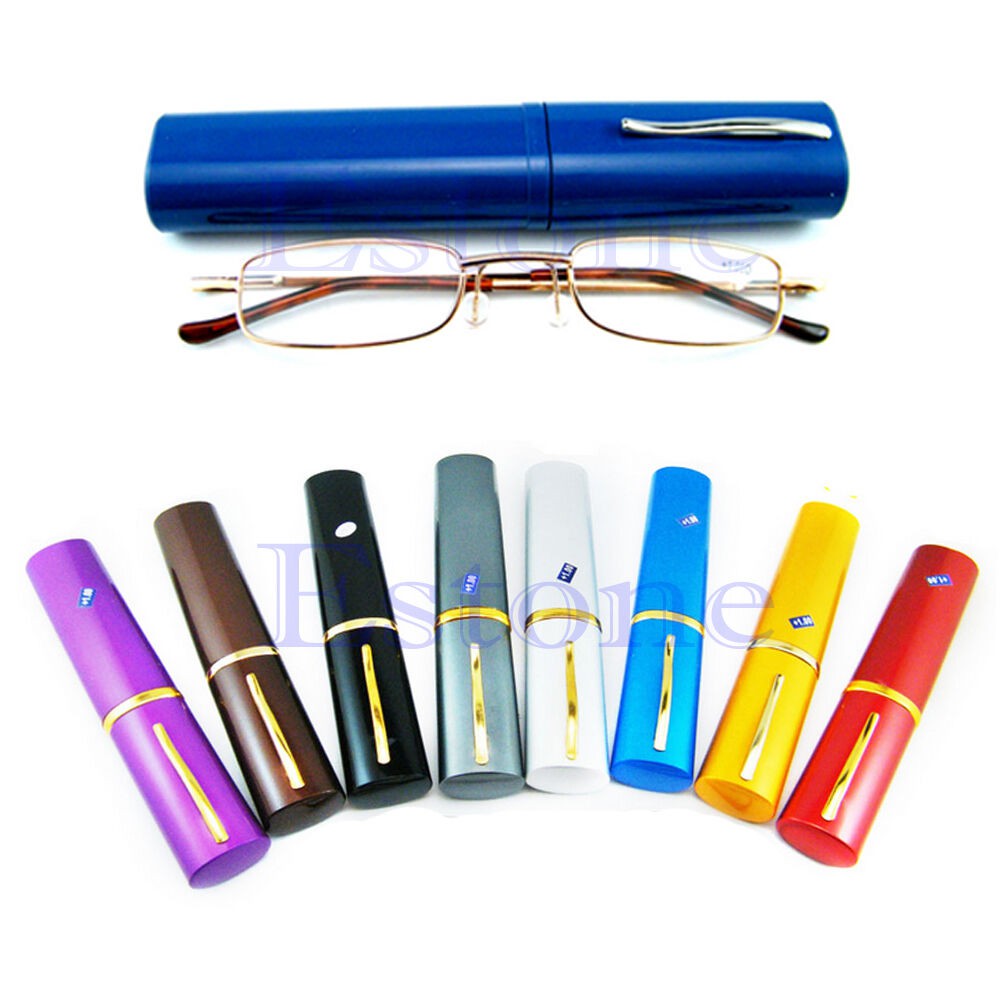 Comfy Reading Glasses Alloy Container Presbyopia 1.0 1.5 2.0 2.5 3.0 Diopter