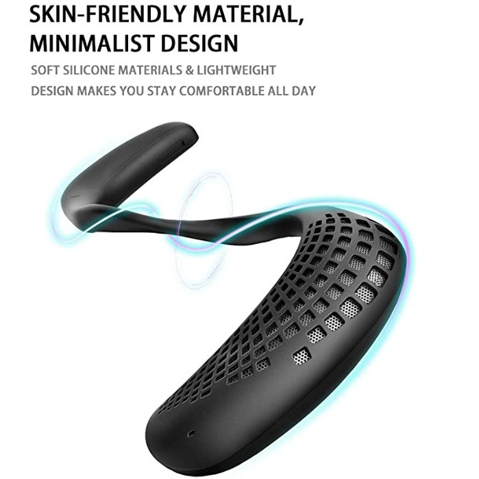 Loa đeo cổ Bluetooth Oraolo, không dây, Loa cá nhân di động Chống nước IPX5, Mic tích hợp Bluetooth 5.0, hỗ trợ thẻ nhớ