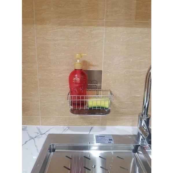 GIÁ KỆ ĐỂ GIẺ RỬA BÁT KÈM KHAY HỨNG NƯỚC