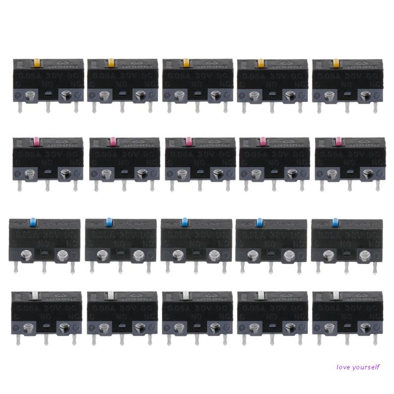 CON 5Pcs Original HUANO Mouse Micro Switch Micro Button