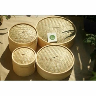 Mây tre- Xửng hấp lồng hấp tre 1 tầng đủ size -Tre HN