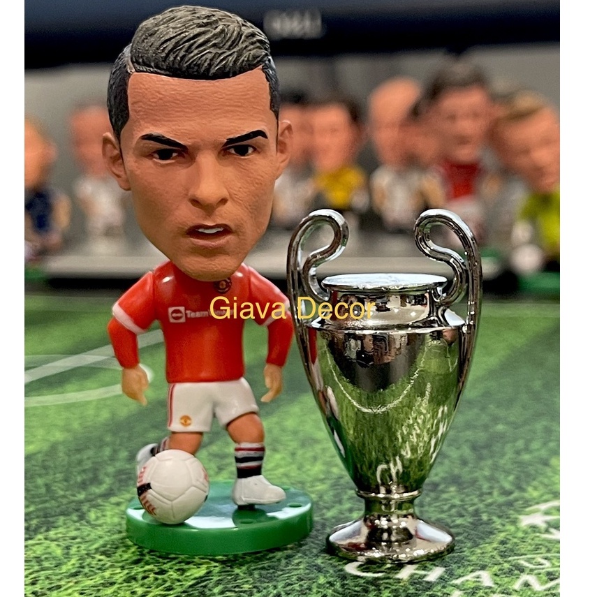 Mô hình cầu thủ CR7 Messi PSG Ronaldo Mu các loại | tượng trang trí bàn làm việc GIAVA DECOR
