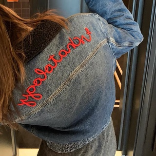 •PRE-ORDER• ÁO KHOÁC JEANS CỔ LÔNG ( kéo ảnh cuối xem fb)