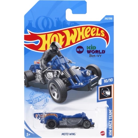 Xe mô hình Hot Wheels basic Moto Wing GRY25, 30K.