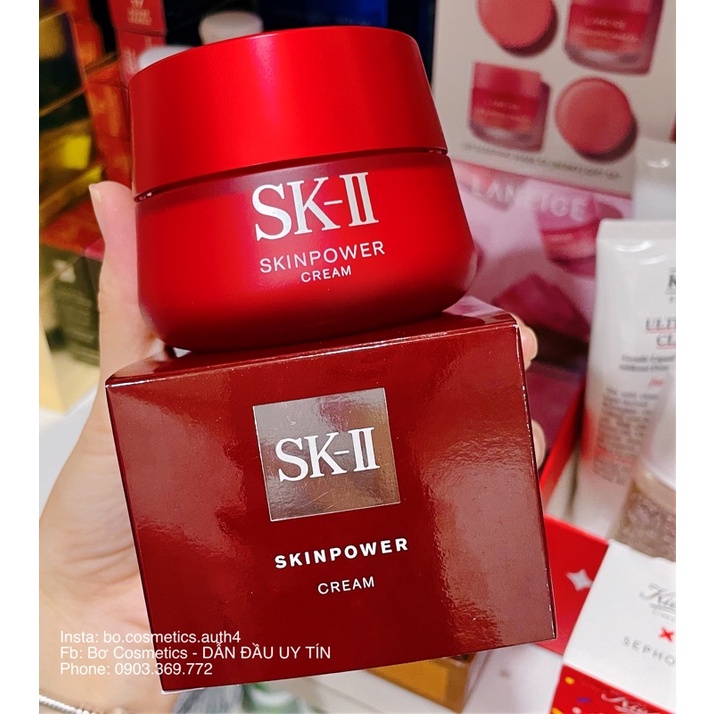 Kem dưỡng Skii Skinpower Cream 80g + Airy Milky Lotion