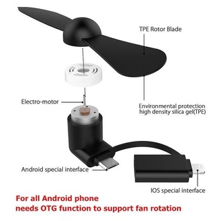 QUẠT MINI 2IN1 GẮN ĐIỆN THOẠI