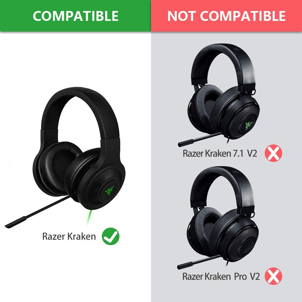 Đệm tai nghe lót xốp có độ đàn hồi cao cho Razer Kraken Pro