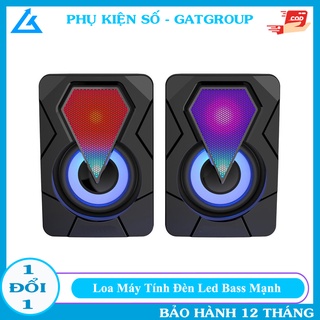 Loa Máy Tính Cây Đèn LED Mini Âm Thanh Trong Bass Có Dây Giá Rẻ LGAT3