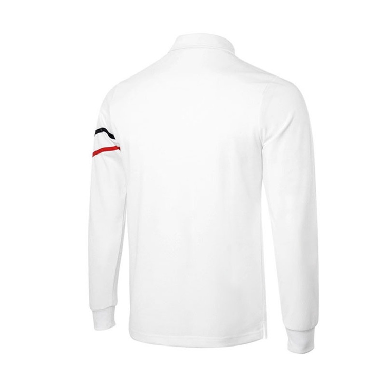 Áo Thun POLO Tay Dài Thoáng Khí Giữ Ấm Màu Sắc Đơn Giản Dành Cho Nam Chơi golf Cb4q