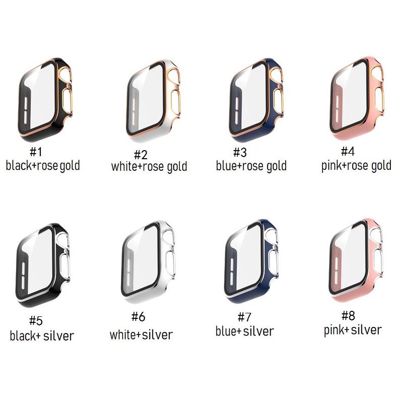 Ốp Bảo Vệ Màn Hình Đồng Hồ Thông Minh Apple Watch 45mm 41mm 44mm 40mm 42mm 38mm Series 8 / 7 / SE / 6 / 5 / 4 / 3 / 2 / 1