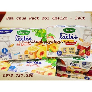 Sữa chua Bledina Pack đôi 2 vỉ date 12/2020