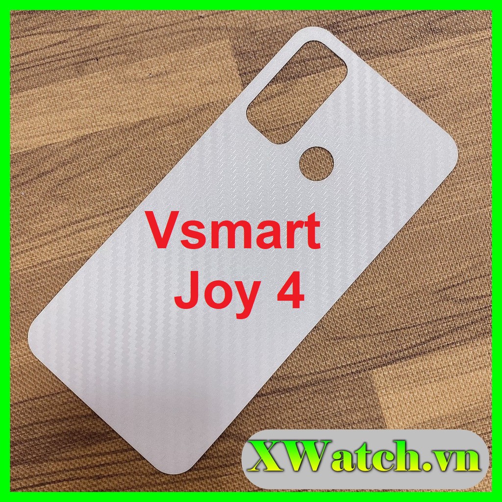 Miếng dán carbon mặt lưng Vsmart Joy 4 / Star 4 / Star 5