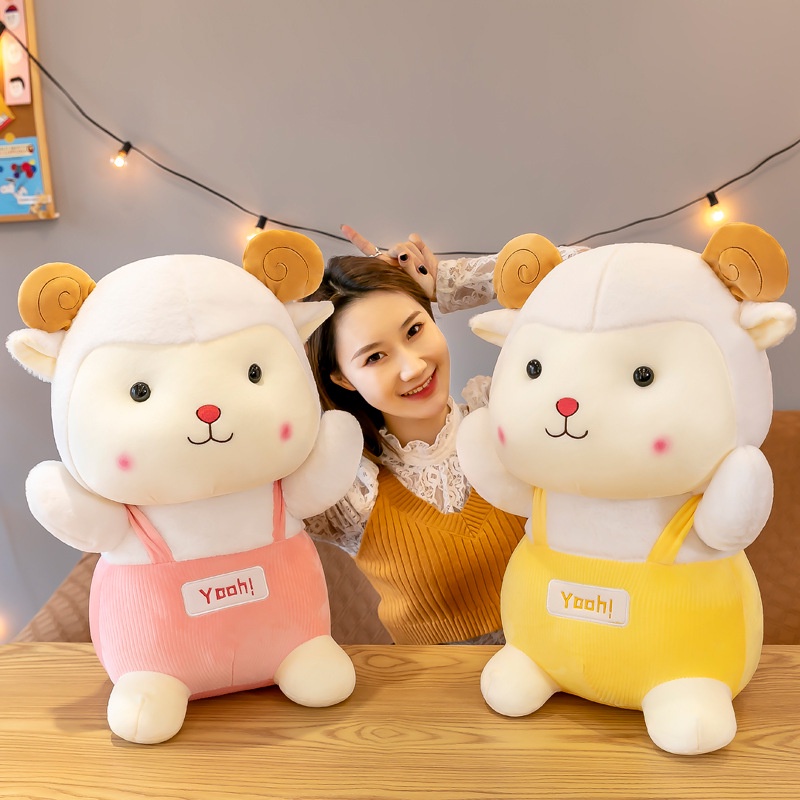 Gấu Bông Nhỏ Cừu Yooh 25cm, Hàng Cao Cấp Mềm Mịn Size 25cm MEILI STORE