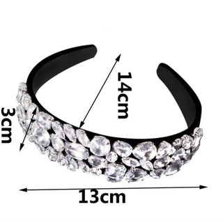 Cài Tóc Bảng Lớn Đính Đá