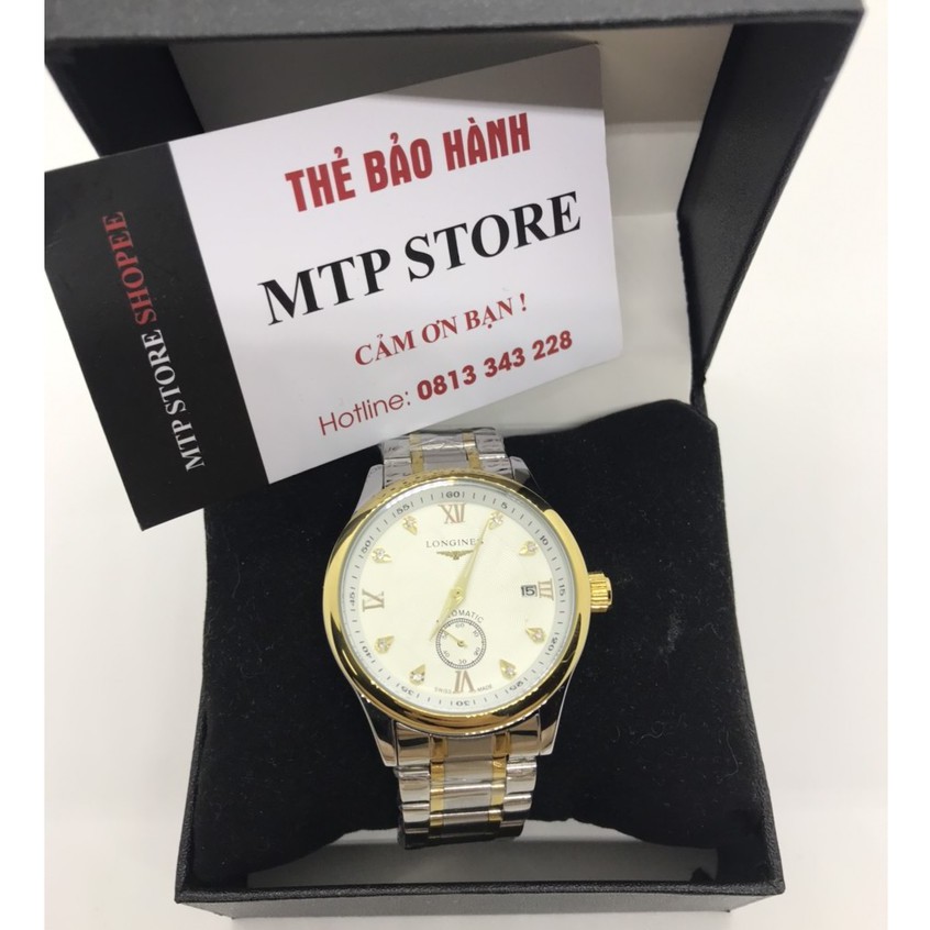 Đồng hồ nam LONGINES máy cơ dây hợp kim thép không gỉ | BigBuy360 - bigbuy360.vn