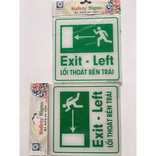 BIỂN BÁO - LỐI THOÁT BÊN TRÁI