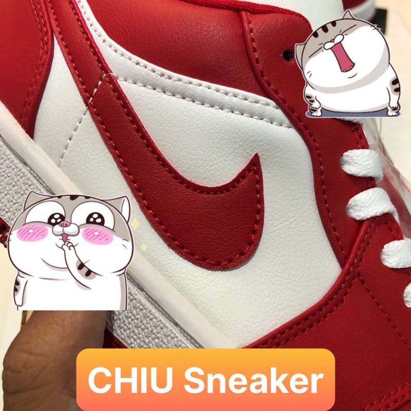 [ CHIU Sneaker ] Giày thể thao jd1 low Gym red đỏ trắng phiên bản cao cấp giày sneaker Jordan Gym red cao cấp