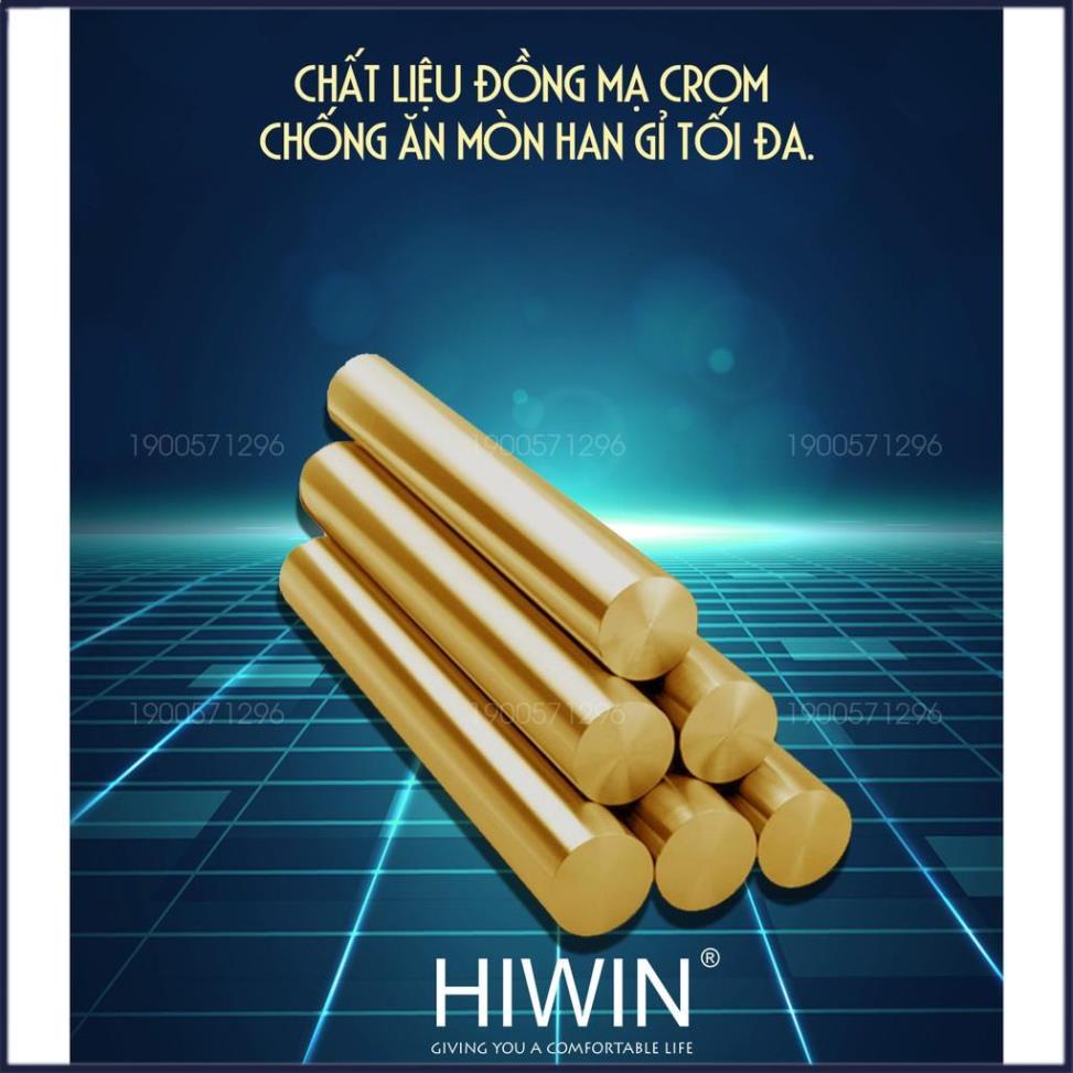 Vòng treo khăn đồng mạ crom mặt gương sáng bóng cao cấp Hiwin Y-2305