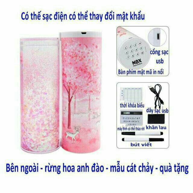 Hộp đựng bút đa năng khóa mật khẩu dành cho trường học và văn phòng