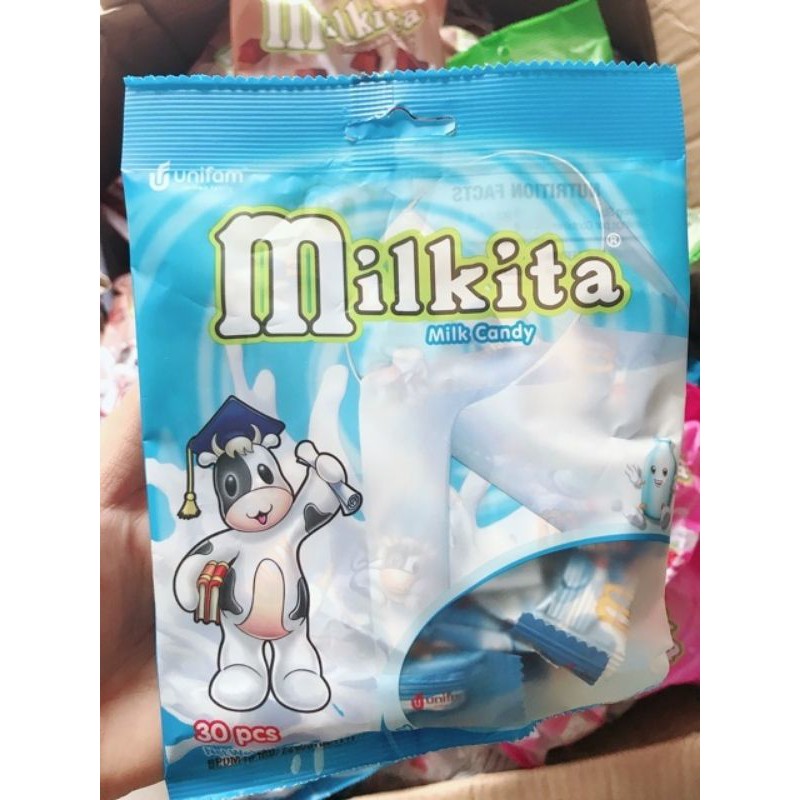 Kẹo bò sữa mềm Milkita đủ vị 30 viên