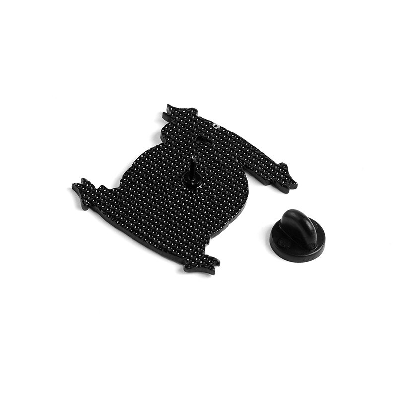 Ghim cài áo hình bí ngô mặt cười phong cách halloween kiểu dáng dễ thương